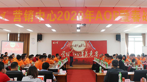 Jianlibao Marketing Center's 2020 Spring War Mobilization Meeting was successfully held